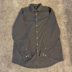Men's Stafford Gray Button-Up Shirt